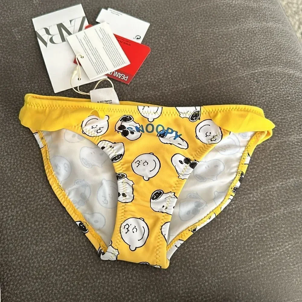 ZARA Kids | Yellow | SNOOPY ® PEANUTS BIKINI BOTTOMS